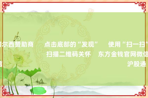 开云官网切尔西赞助商      点击底部的“发现”     使用“扫一扫”     即可将网页共享至一又友圈                            扫描二维码关怀    东方金钱官网微信                                                                        沪股通             深股通        