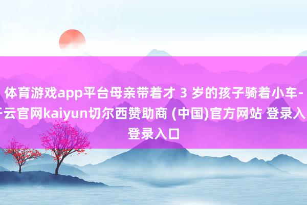 体育游戏app平台母亲带着才 3 岁的孩子骑着小车-开云官网kaiyun切尔西赞助商 (中国)官方网站 登录入口