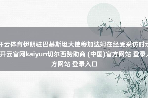 开云体育伊朗驻巴基斯坦大使穆加达姆在经受采访时示意-开云官网kaiyun切尔西赞助商 (中国)官方网站 登录入口